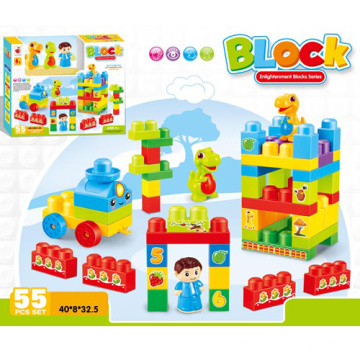 Bricolage en plastique Bâtiments Blocs pour enfants Toy éducatif (H9792024)